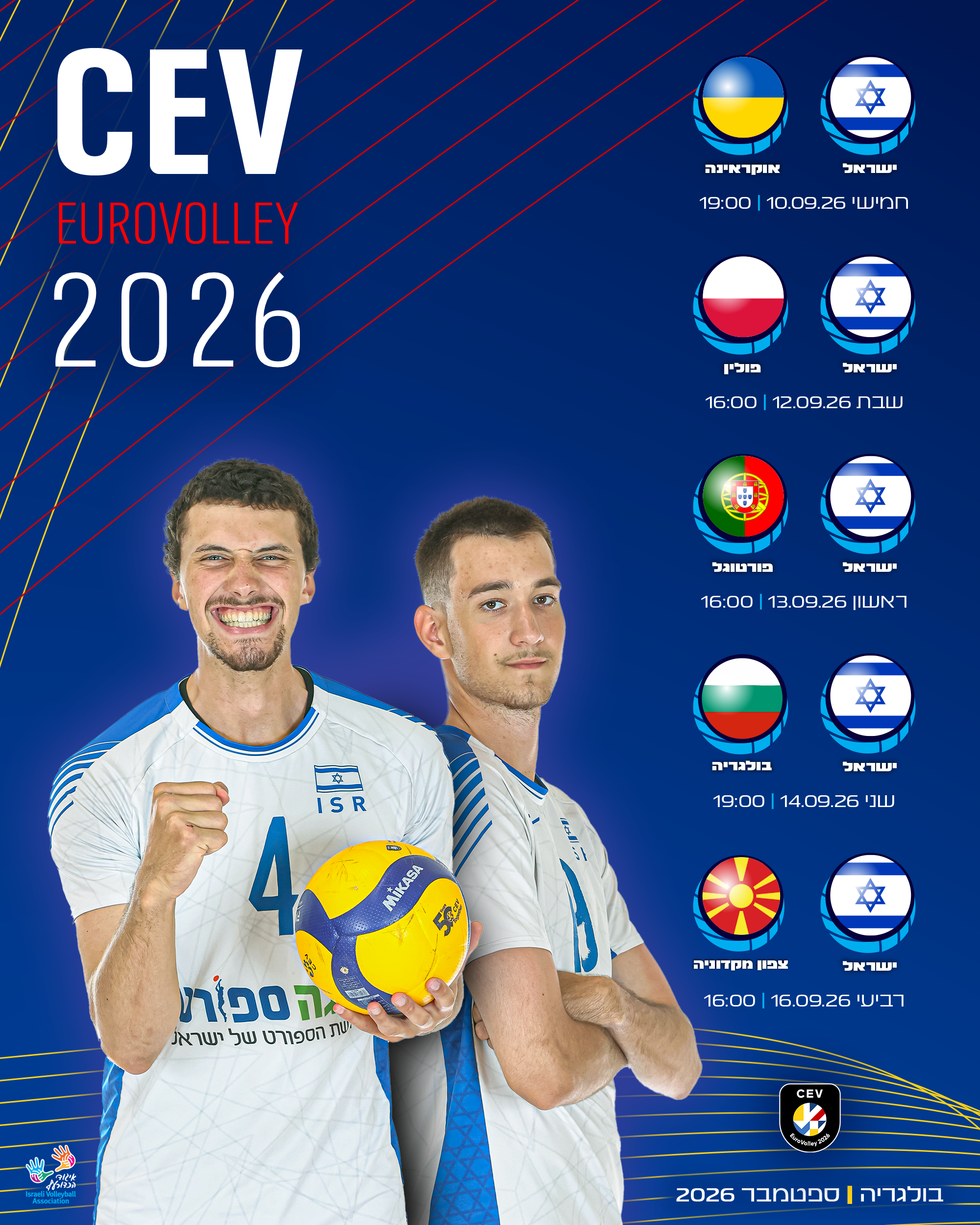 הנה זה בא, משחקי אליפות אירופה 2026